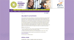 Desktop Screenshot of genderandstem.com
