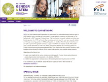 Tablet Screenshot of genderandstem.com
